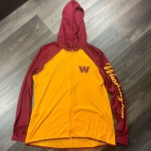 Washington Commanders Fanatics Women’s Full Zip Hoodie Burgundy/ Gold Size XL